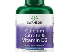 Calcium citrate + Vitamin D3 250 Tablete Swanson